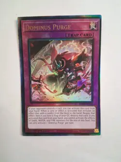 Yu-Gi-Oh Dominus Purge RA05-EN150 Platinum Secret Rare 1st Edition Rarity Collec - Image 1
