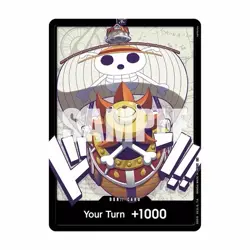 Bandai One Piece Card Game DON!! Thousand Sunny Your Turn +1000 Promo Holo MINT - Image 2