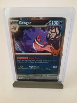 Gastly/Haunter/& Gengar Cosmos Holo 2024 Trick Or Trade Pokemon Card - Image 2