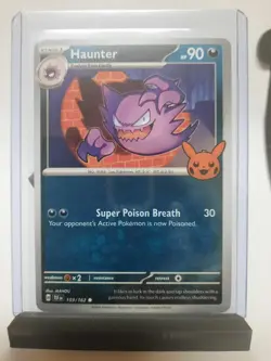 Gastly/Haunter/& Gengar Cosmos Holo 2024 Trick Or Trade Pokemon Card - Image 5