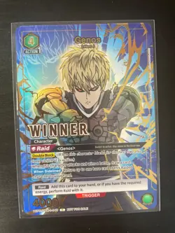 Genos OPM-048 Winner Tournament Promo Union Arena Card English One Punch Man - Image 1