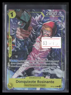 Donquixote Rosinante (Ill. Box Vol.6) Foil R One Piece Promotion Cards OP12-108 - Image 1