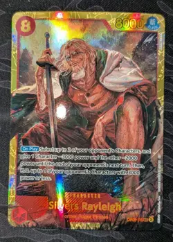 Silvers Rayleigh SEC OP08-118 - One Piece TCG English Card Near-Mint Secret Rare - Image 1