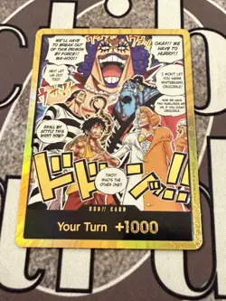 One Piece DON!! Your Turn +1000 English Foil Alternate Art Card OP16 NM - Image 1