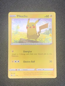 Pikachu 7/15 Holo - McDonald's Promo Pokemon Card - NM - Image 1