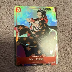 Bandai One Piece Card Game 2023 Gift Collection Nico Robin ST01-009 Holo - Image 1