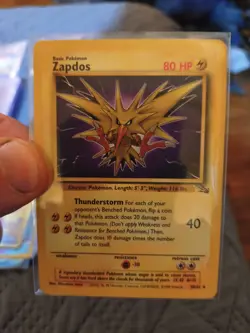 ⚡ Zapdos Non-Holo 30/62 – 1999 Fossil Set – Vintage WOTC Pokemon Card NM⚡ - Image 1