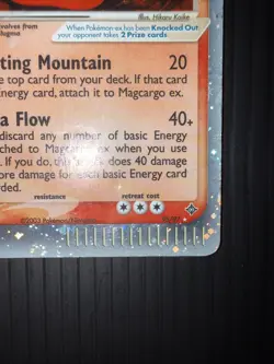 2003 Pokemon EX Dragon Magcargo ex 95/97 Ultra Rare Vintage Holo Card HP 🔥🐌 - Image 5