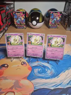 3 x Mimikyu Common ME02: Phantasmal Flames 042/094 NM Pokemon Card - Image 1