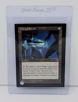 Cursed Scroll Magic The Gathering MTG - Tempest! - Image 1