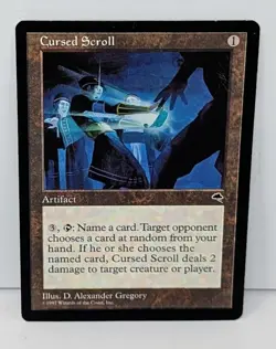 Cursed Scroll Magic The Gathering MTG - Tempest! - Image 2