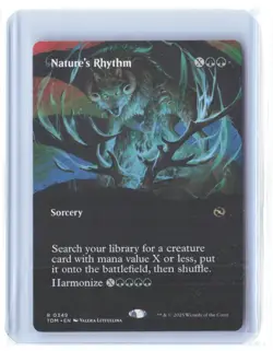 Tarkir: Dragonstorm #349 Nature's Rhythm (Borderless) B1R3C224 - Image 1