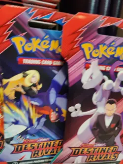 (4) Pokemon - Destined Rivals - Sleeved Booster Packs - Full Art Set - BRAND NEW - Image 4