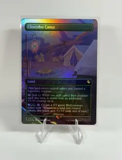 Wizards of the Coast Chocobo Camp FOIL Land Rare MTG FF 0462 EN 2025 - Image 1