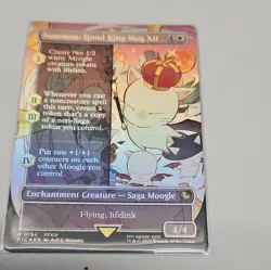 Magic: The Gathering Summon: Good King Mog XII FF Rare 0194 EN EA Foil - Image 1