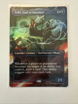 Loki, God of Mischief (Borderless) Marvel Super Heroes Foil - Image 1
