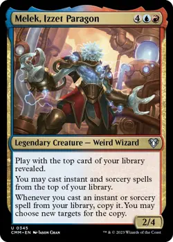 NM - Melek, Izzet Paragon [CMM - 345] Commander Masters - Image 1