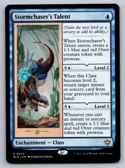 Stormchaser's Talent 75 Rare Bloomburrow MTG Near Mint - Image 1