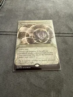 Magic The Gathering MTG Bloomburrow Starfall Invocation NON-FOIL Showcase Rare - Image 1