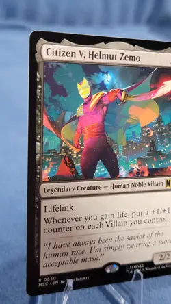 Citizen V, Helmut Zemo Commander: Marvel Super Heroes Rare - Image 3