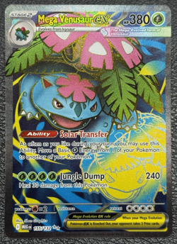 Mega Venusaur Ex 155/132 - Full Art Ultra Rare - Pokemon TCG: Mega Evolution NM - Image 1