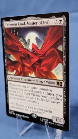 Crimson Cowl, Master of Evil 653 MSC Commander: Marvel Super Heroes Magic MTG B - Image 2