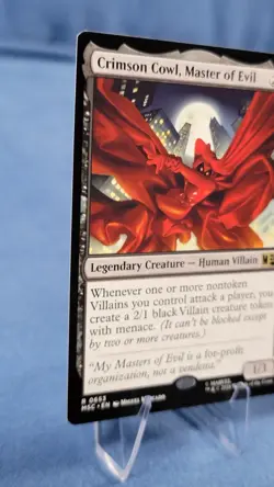 Crimson Cowl, Master of Evil 653 MSC Commander: Marvel Super Heroes Magic MTG B - Image 3