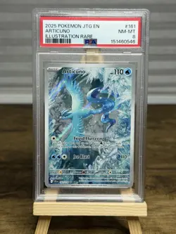 PSA 8 Articuno 161/159 Journey Together Illustration Rare Holo - Pokemon TCG - Image 1