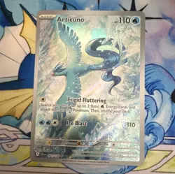 Pokemon TCG Articuno 161/159 SV09 Journey Together IR Holo Near Mint - Image 1