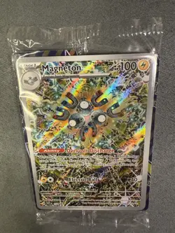 Magneton 159 BLACK STAR PROMO SEALED Surging Sparks HOLO Pokemon Card - Image 5