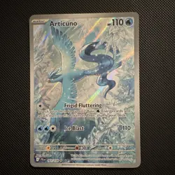 Pokemon TCG Articuno 161/159 Sv09 Journey Together Illus Rare Holo Full Art - Image 1