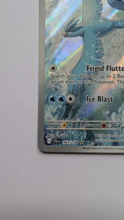 Pokemon TCG Articuno 161/159 SV09 Journey Together IR Holo EN - Image 2