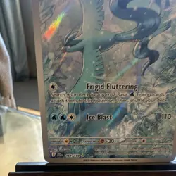 Pokemon TCG SV09 Journey Together Articuno 161/159 Holo Full Art IR EN 110HP - Image 5