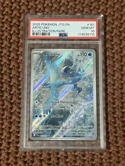 Pokemon TCG Articuno 161/159 Illustration Rare Journey Together PSA 10 - Image 1