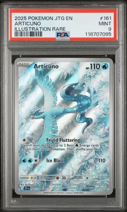 Pokemon TCG Articuno 161/159 Journey Together Graded PSA 9 Holo Mint Rare - Image 3