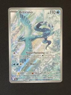 Pokemon TCG Articuno 161/159 Sv09: Journey Together Holo Card - Image 1