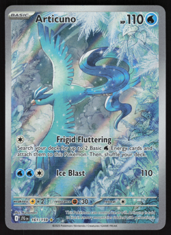 Pokemon TCG - Journey Together - Articuno 161/159 Illustration Rare - NM - Image 1