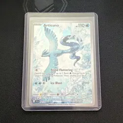 Pokemon TCG Articuno 161/159 SV09 Journey Together Holo Illus Rare 110 HP EN - Image 1