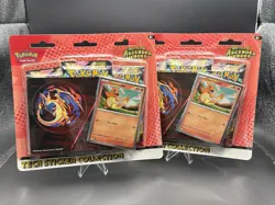 Pokemon Ascended Heroes Tech Sticker Collection - x2 Bundle - Charmander - Image 1