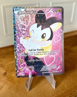 Emolga RC23/25 Full Art Rare Holo Card Legendary Treasures 2013 Pokemon TCG - Image 1