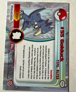 2000 Golduck Pokemon #55 Topps TV Animation Edition NM-MT RED LOGO - Image 2