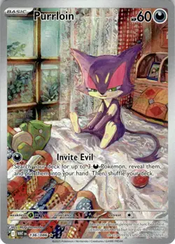 Purrloin WHT - 136/086 Pokemon NM EN Holofoil - Image 1