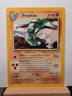 DONPHAN 21/111 RARE NEO GENESIS POKEMON UNLIMITED - Image 1