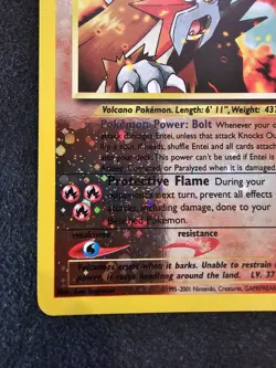 Pokemon TCG Entei Wizards Black Star Promos 34 Holo Promo Promo LP - Image 5