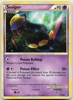Seviper 51/95 Pokemon Call of Legends - NM - Image 1