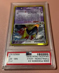 2006 Pokemon EX Typhlosion - Holo Dragon Frontiers #12 - PSA 8 - Image 4