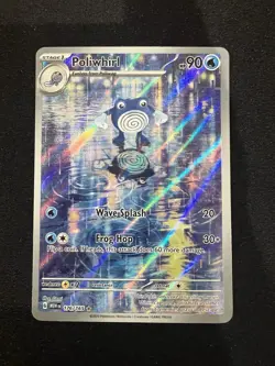 Poliwhirl 176/165 Sv: Scarlet & Violet 151 Illustration Rare Pokemon TCG NM - Image 1