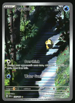 PSYDUCK 175/165 ILLUSTRATION RARE 151 POKEMON HOLO NEAR MINT - Image 1
