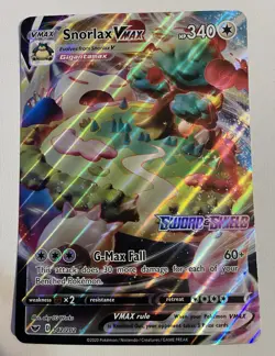 The Pokemon Company Snorlax VMAX 142/202 Jumbo Oversized Full Art Holo Eng - Image 1