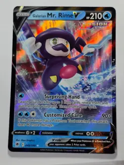 GALARIAN MR. RIME V 049/189 HOLO V RARE ASTRAL RADIANCE NM/M POKEMON - Image 1
